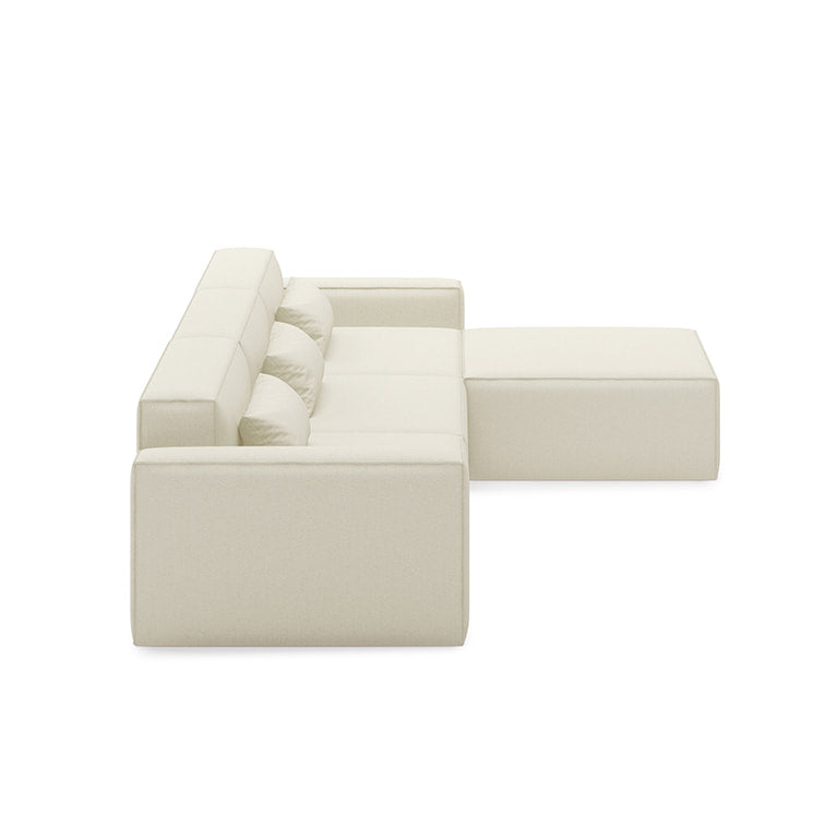 Gus* Modern MIX MODULAR Mowat Sand 4pc sectional