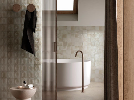 GLEEZE Turchese 4 x 4 glossy porcelain wall tile