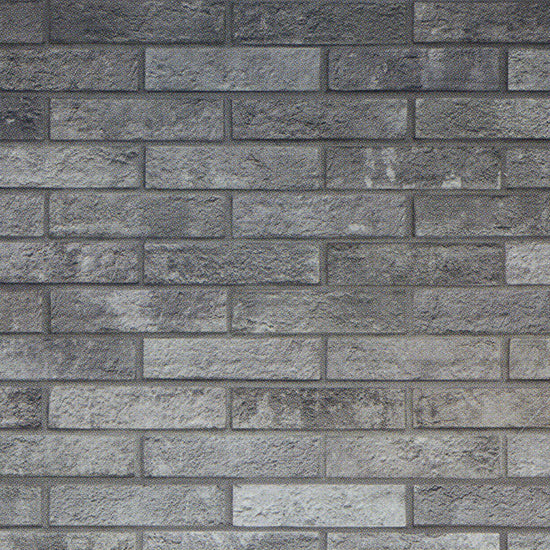 LONDON BRICK Grey 2.3 x 10 porcelain wall / floor tile