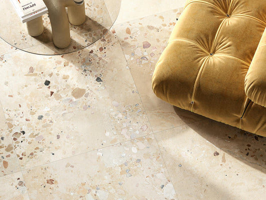 I COCCI SICILIANI Sabia 24 x 24 stone effect matte wall / floor tile