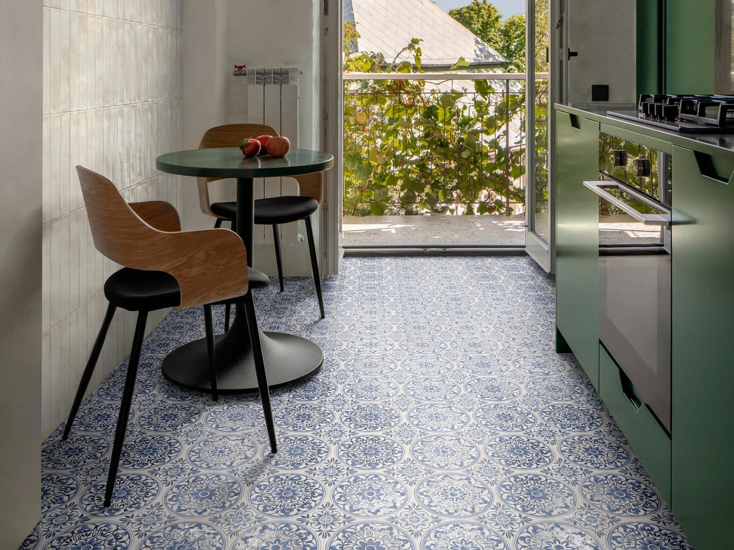 AMURI Maiolica-3 glossy 8 x 8 porcelain wall / floor tile