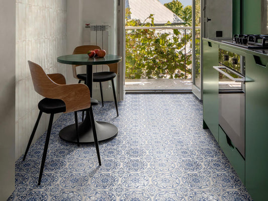 AMURI Maiolica-4 8 x 8 glossy wall / floor tile