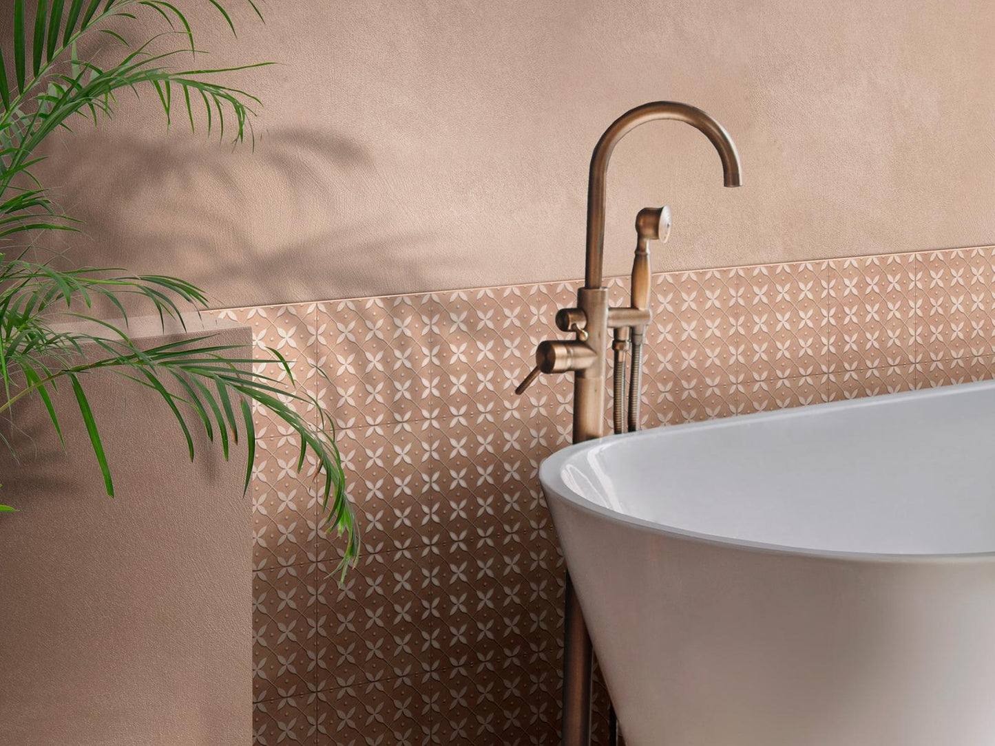 AMURI Maiolica-3 glossy 8 x 8 porcelain wall / floor tile