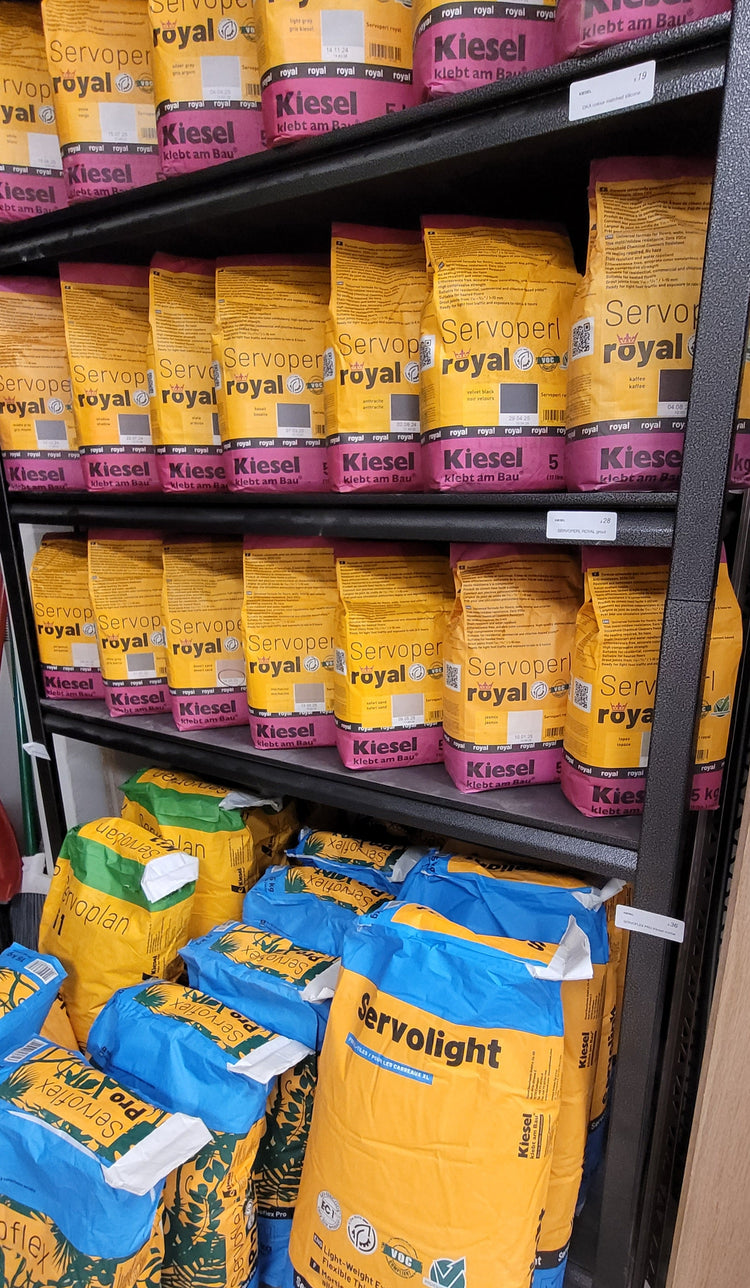 tile setting & grout