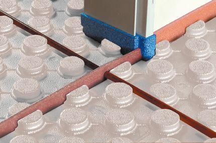 Schluter® DILEX-DFP movement joint profile for dividing screed surfaces