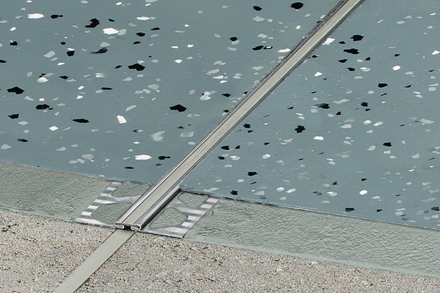 Schluter® DILEX-EKSB surface joint profile for thinner floor coverings