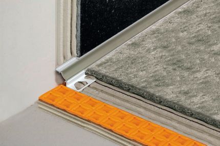 Schluter® DILEX-PHK PVC cove-shaped profile for inside wall corners and floor/wall transitions