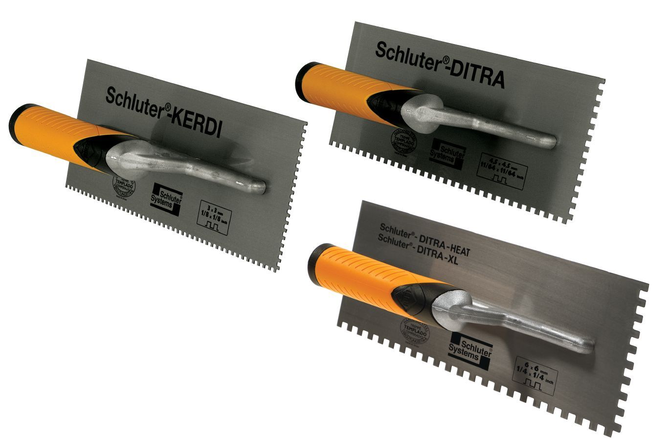 Schluter® TROWEL square-notched trowel, various sizes