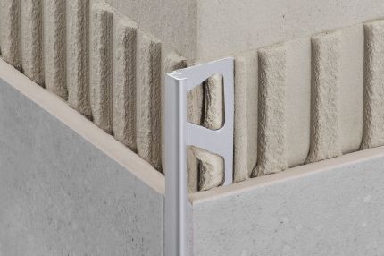 Schluter® JOLLY finishing and edge-protection profile for outside wall corners and edges