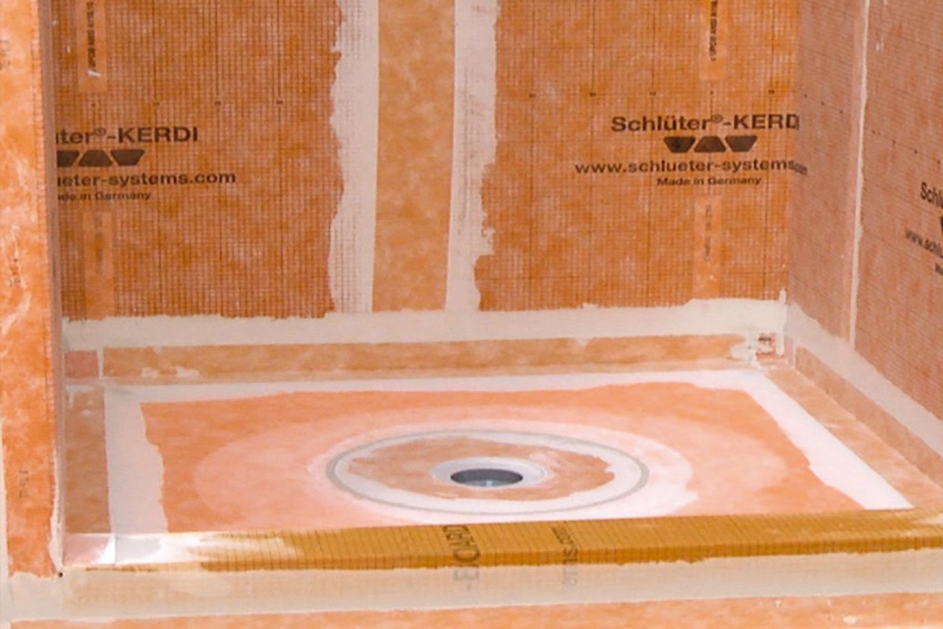 Schluter® KERDI bonded waterproofing and vapor-retardant membrane
