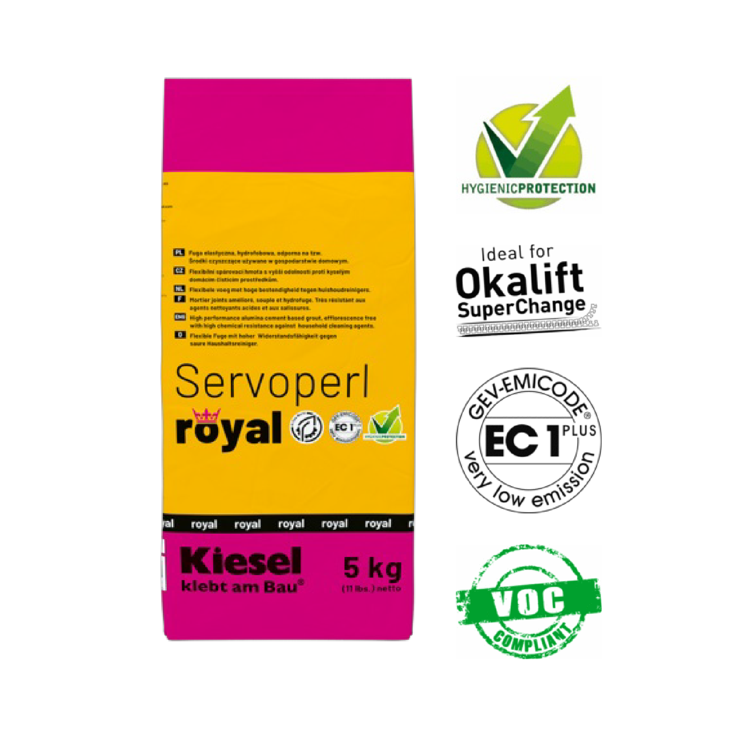 Kiesel SERVOPERL ROYAL grout