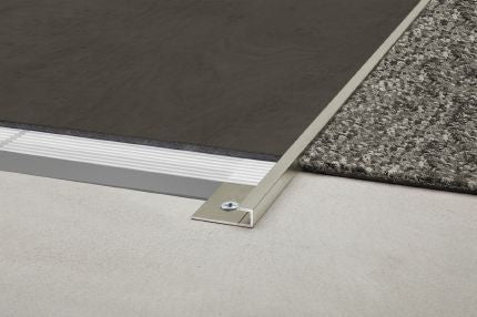 Schluter® VINPRO-S resilient surface edge protection profile with minimal reveal