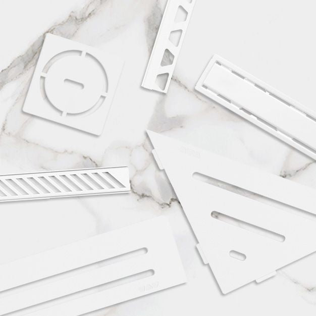 Schluter® MATTE WHITE collection