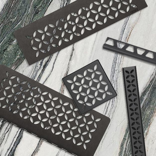 Schluter® DARK ANTHRACITE collection