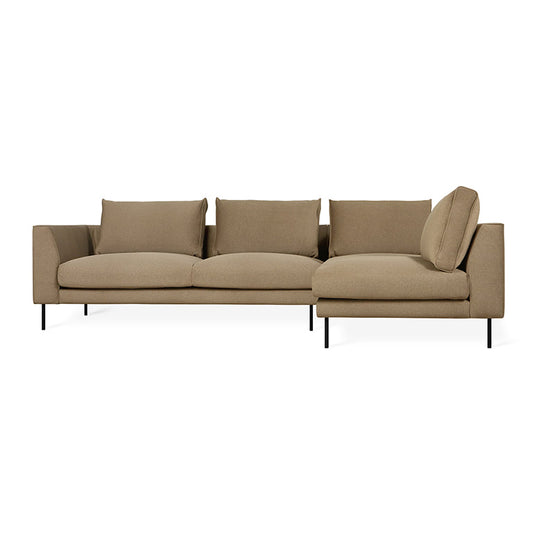 Gus* Modern RENFREW Sectional | Right - Merino Mocha