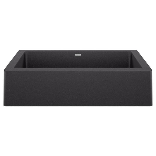 Blanco VINTERA 30 Anthracite Silgranit super single farmhouse kitchen sink