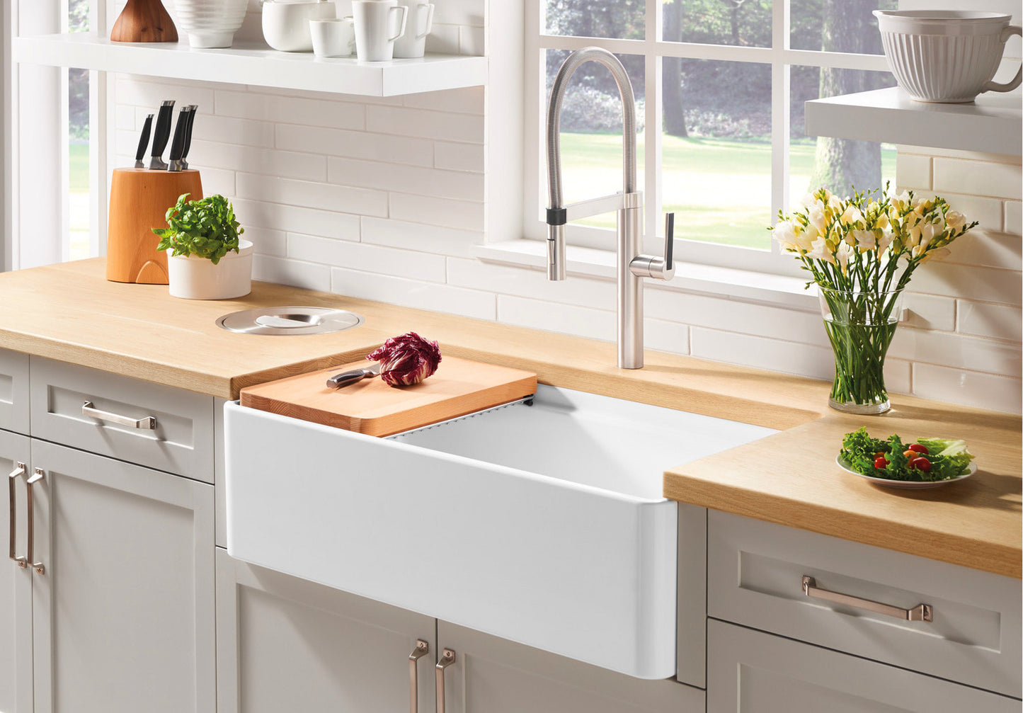 Blanco PROFINA fireclay super single farmhouse kitchen sink