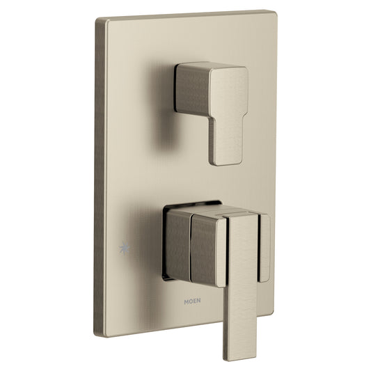 Moen UTS9011BN | brushed nickel 90 Degree M-Core 3-series integrated transfer valve trim