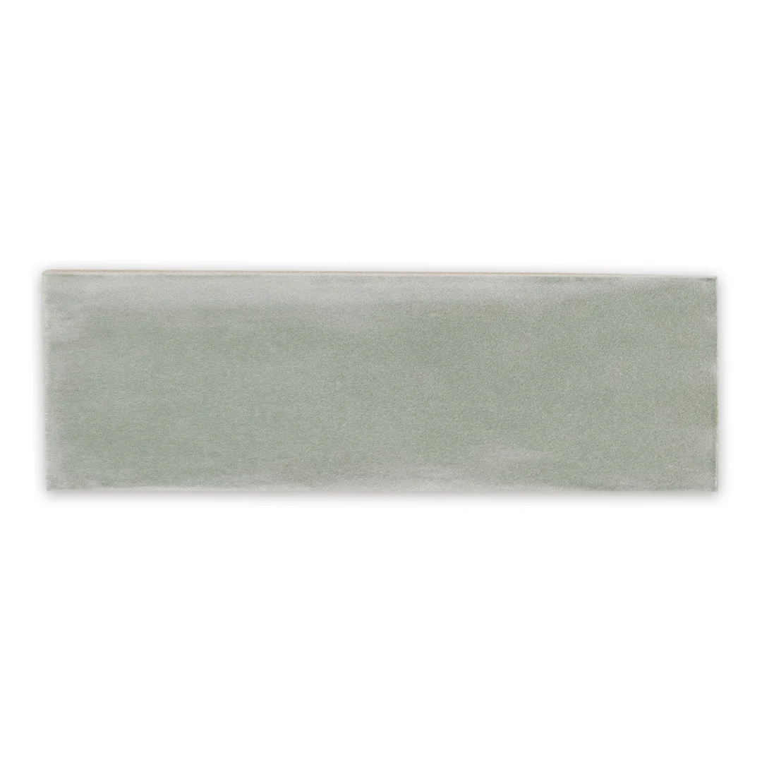 TBRICK/TINT Aquamarine 2 x 6.5 zellige style glossy ceramic wall tile