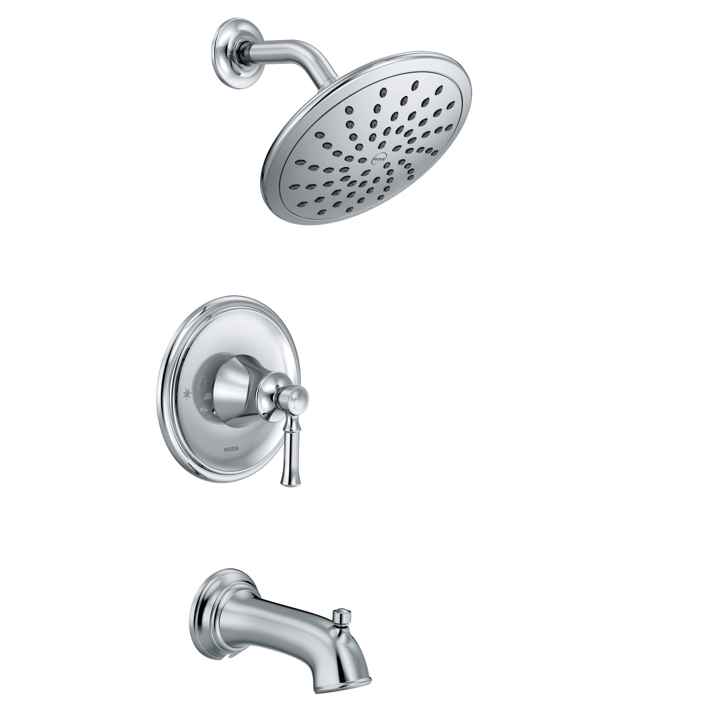 Moen T2283 | chrome Dartmoor tub / shower Posi-Temp faucet / 6345