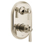 Moen UTS2411NL | polished nickel Flara M-Core 3-Series integrated transfer valve trim