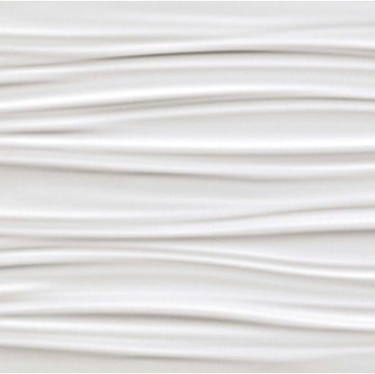 3D WALL DESIGN Ribbon White 16 x 32 matte wall tile