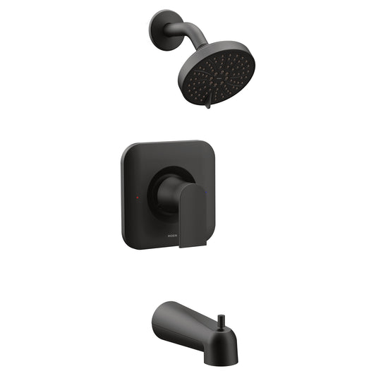 Moen T2473BL | black Genta LX tub / shower faucet - Posi-Temp / 6512