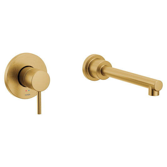 Moen ALIGN Brushed Gold wall mount tub filler