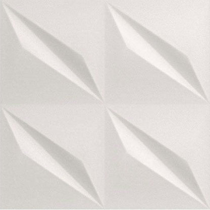 3D WALL DESIGN Flash White 16 x 32 matte wall tile