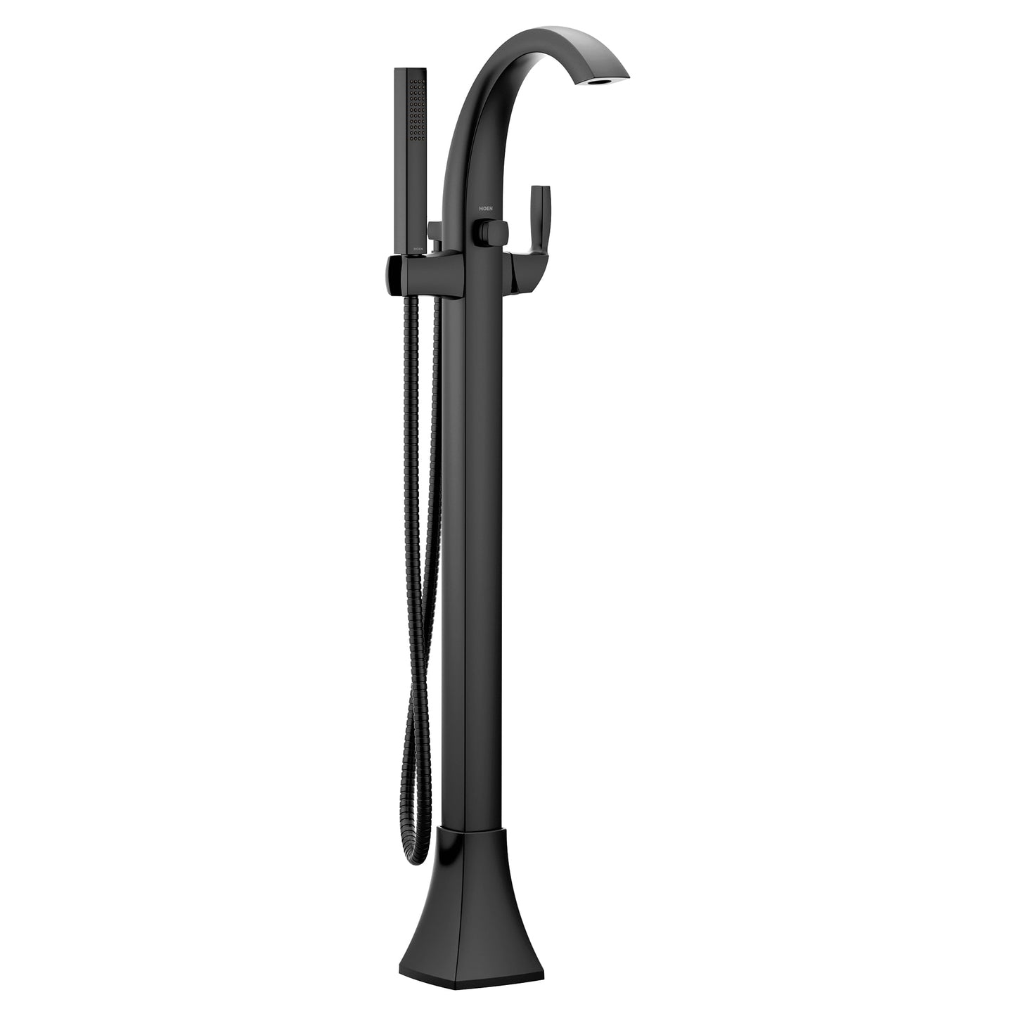 Moen VOSS Matte Black tub filler + hand shower