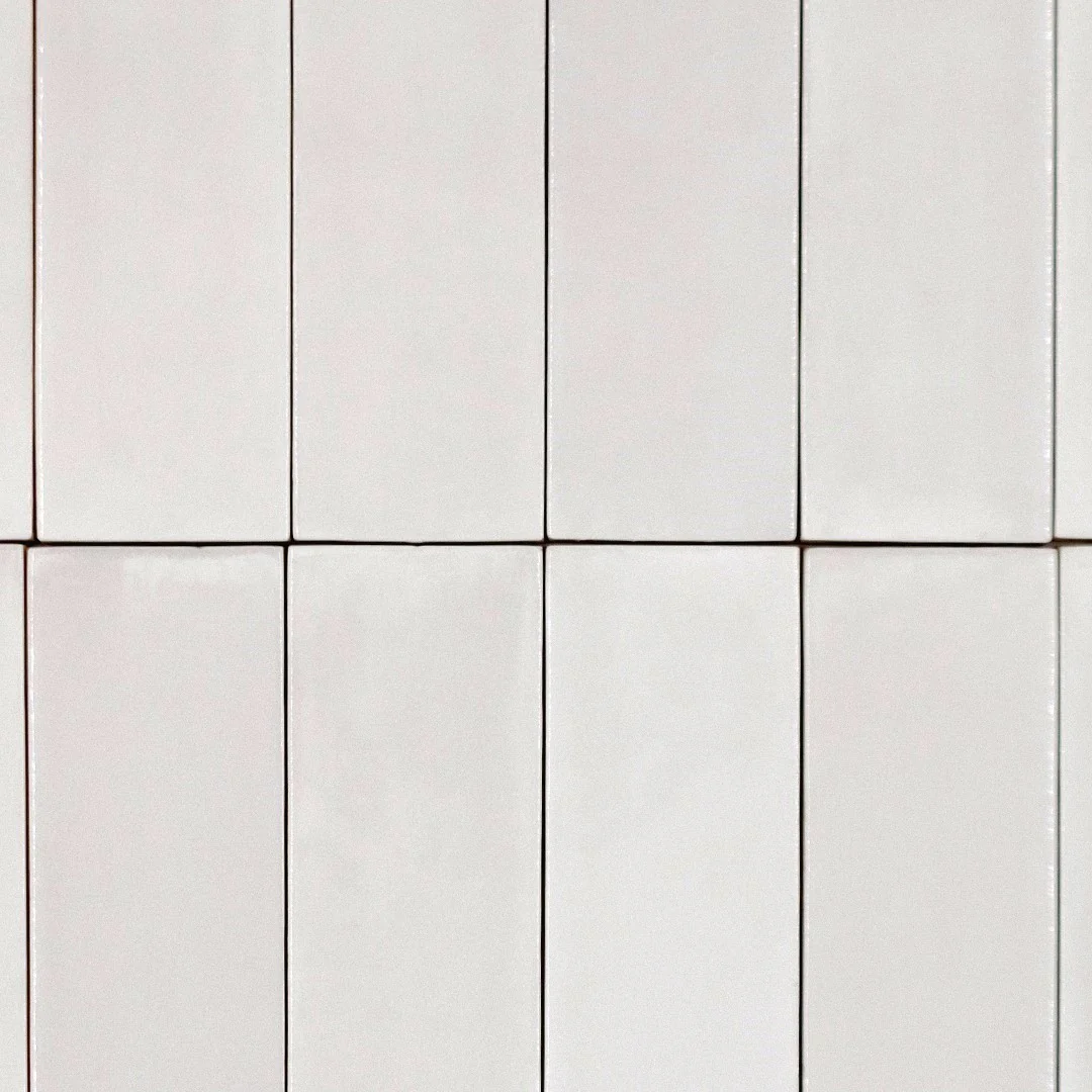 TBRICK/TINT Coconut 2 x 6.5 zellige style glossy ceramic wall tile