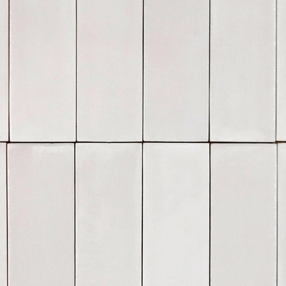 TBRICK/TINT Coconut 2 x 6.5 zellige style glossy ceramic wall tile