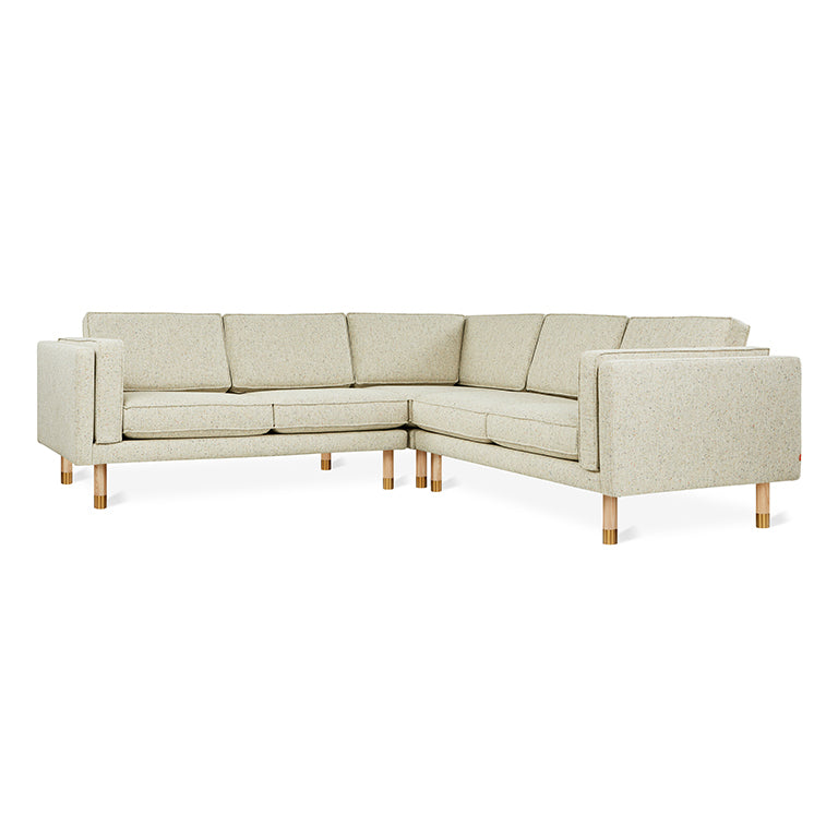 Gus* Modern AUGUSTA Funfetti Linen bi-sectional sofa