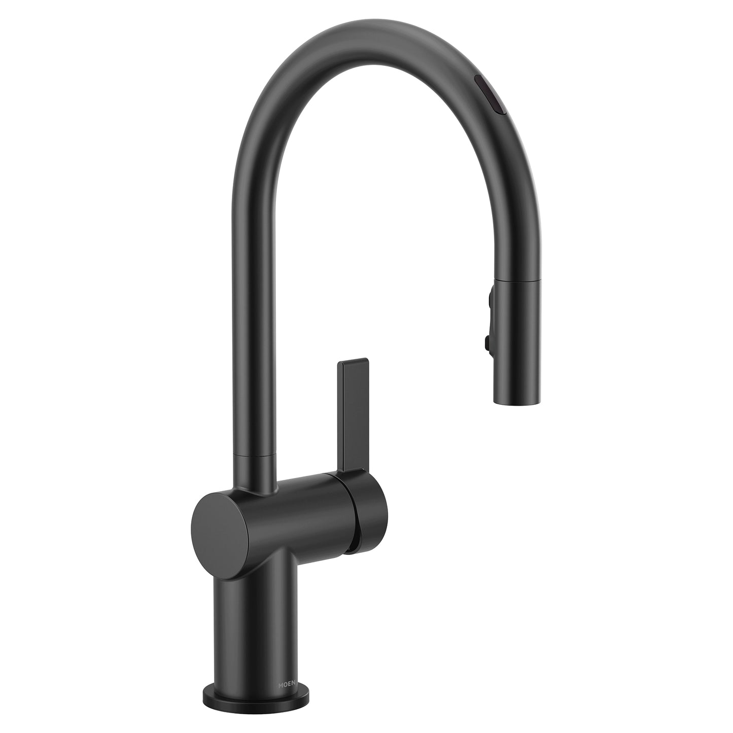 Moen CIA™ Matte Black smart kitchen faucet