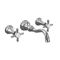 Moen TS42112 | chrome WEYMOUTH wall mount vanity faucet