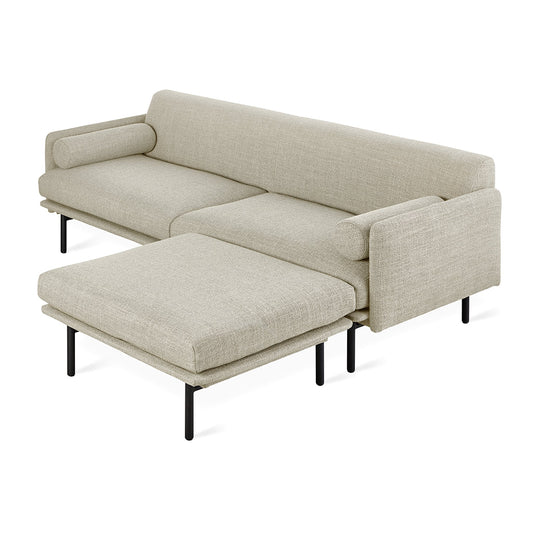 Gus* Modern FOUNDRY Andorra Almond bi-sectional sofa