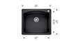 Blanco DIAMOND 1 Anthracite Silgranit single bowl kitchen sink