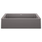 Blanco VINTERA 30 Metallic Gray Silgranit super single farmhouse kitchen sink