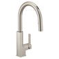 Moen S72308EVSRS | stainless STō® smart kitchen faucet