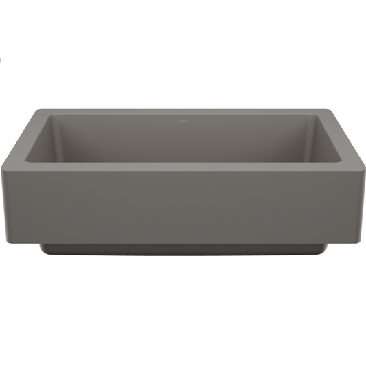 Blanco VINTERA 30 Volcano Gray Silgranit super single farmhouse kitchen sink