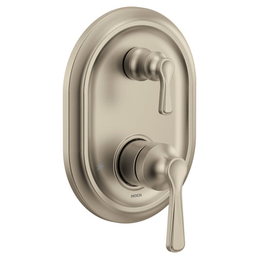 Moen UTS9211BN | brushed nickel Colinet M-Core 3-Series integrated transfer valve trim