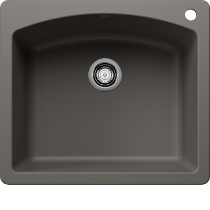 Blanco DIAMOND 1 Volcano Gray Silgranit single bowl kitchen sink