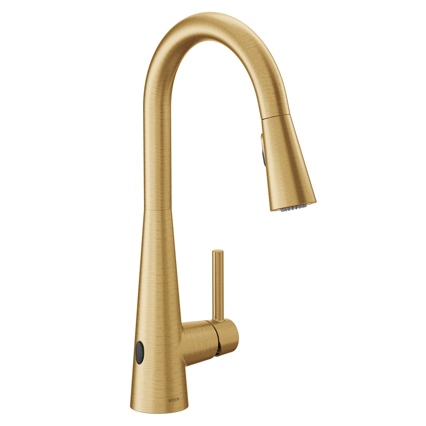 Moen SLEEK® Brushed Gold hands-free kitchen faucet