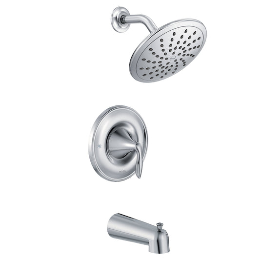 Moen T2233 | chrome Eva Posi-Temp tub & shower faucet / 6345