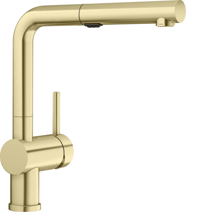 Blanco LINUS Satin Gold pull out kitchen faucet