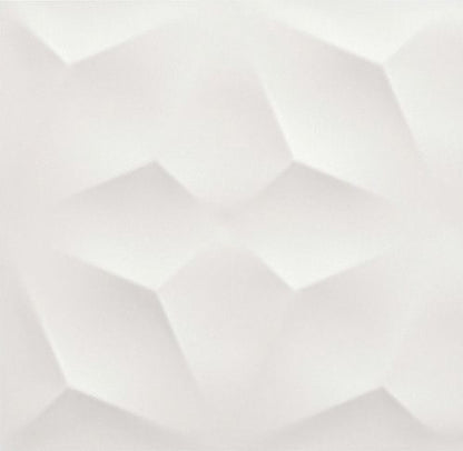 3D WALL DESIGN Diamond White 16 x 32 matte wall tile