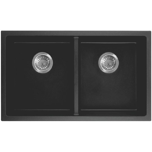 Bosco GRANITE SERIES two equal bowl undermount granite composite kitchen sink