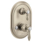 Moen UTS4311BN | brushed nickel Weymouth M-Core 3-Series integrated transfer valve trim