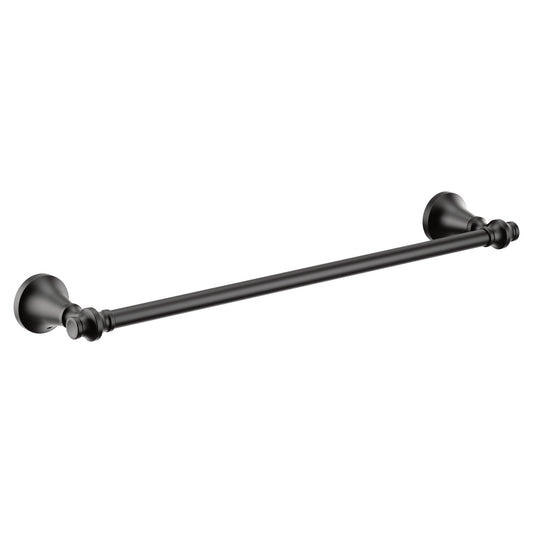 Moen COLINET Matte Black 18-inch towel bar