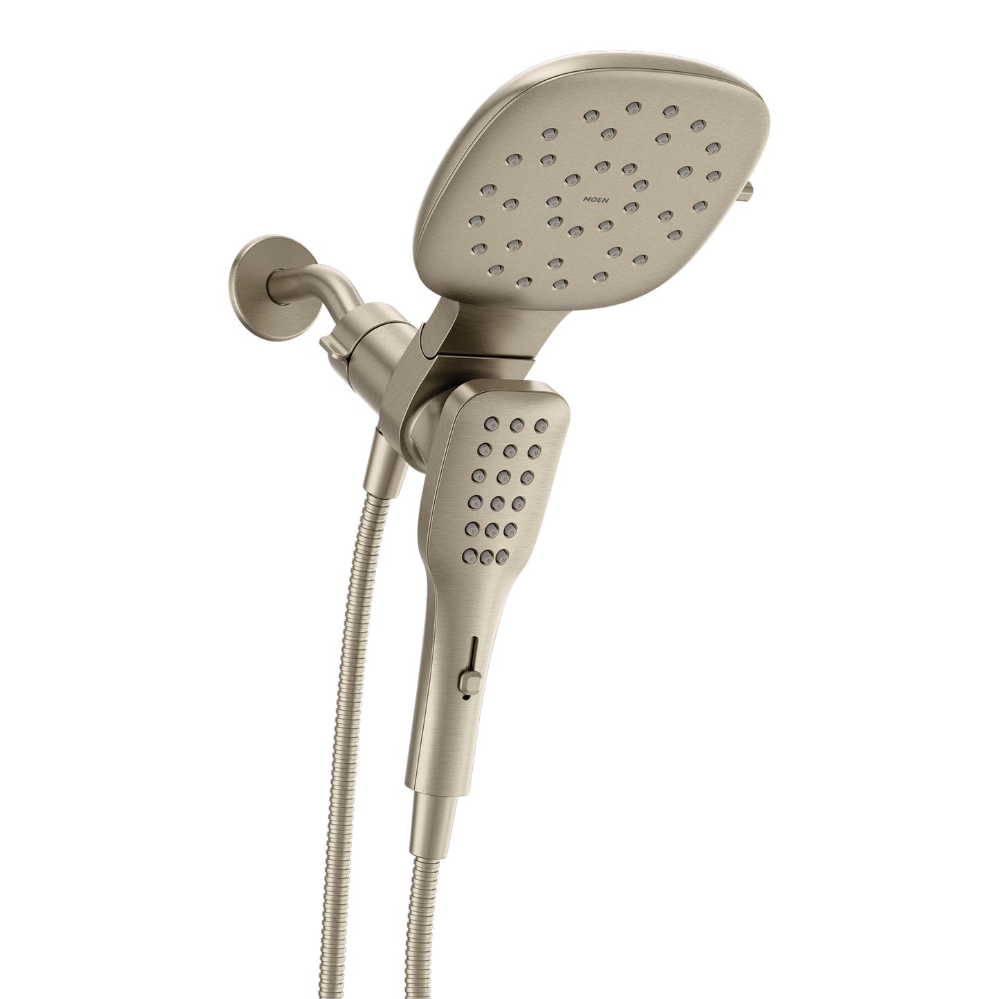 Moen MAGNETIX Brushed Nickel 7-inch rainshower handheld combo